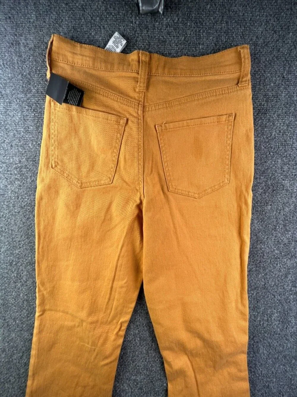 Fashion Nova Pants Size 7 / 28 Orange Slim Straight NWT Cotton Stretch High Rise